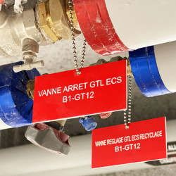 Lot de 100 chaînettes boule avec attaches grain de riz