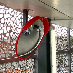 Support mural de miroir de circulation