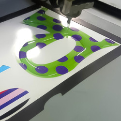 Sticker dôme résine