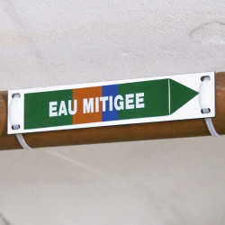 Lot de 10 supports de repérage en Dibond