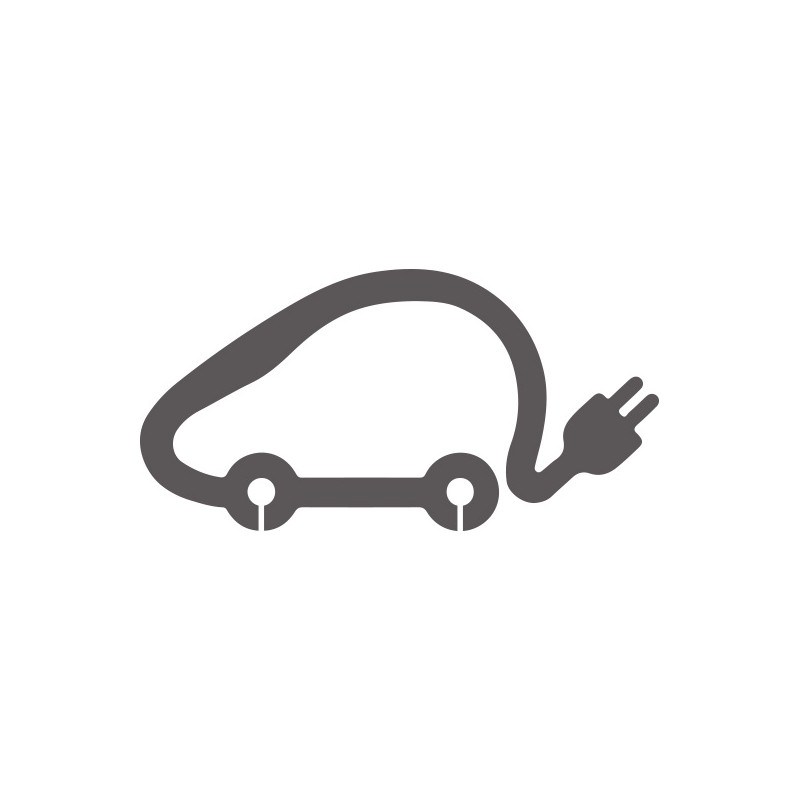 Pochoir pictogramme voiture électrique en pvc