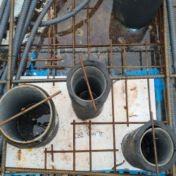 Gabarit de pose de gaine technique