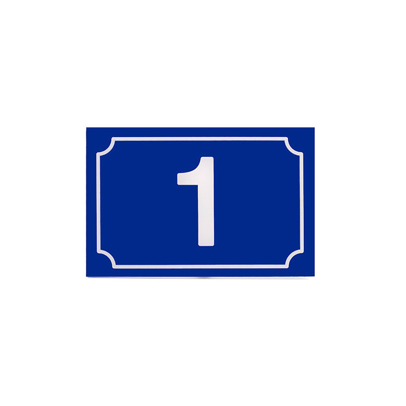 Plaque de rue type PARIS