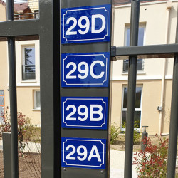 Plaque de rue type PARIS