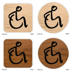 Fond bois pour pictogramme