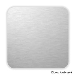 Fond Dibond Aluminium pour pictogramme