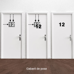 Lot de chiffres découpés laser : 0 1 2 3 4 5 6 7 8 9