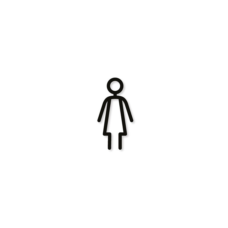 Pictogramme découpé au laser : FEMME