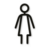 Pictogramme découpé au laser : FEMME