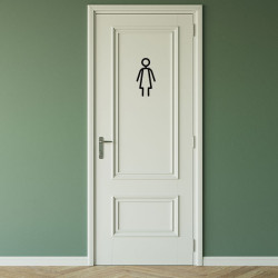 Pictogramme découpé au laser : FEMME