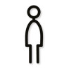 Pictogramme découpé au laser : HOMME