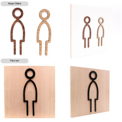 Pictogramme découpé au laser : HOMME