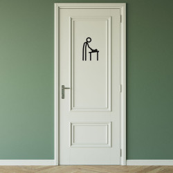 Pictogramme découpé au laser : HOMME