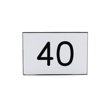 Etiquette gravoply Plaque de porte  Numéro de cave