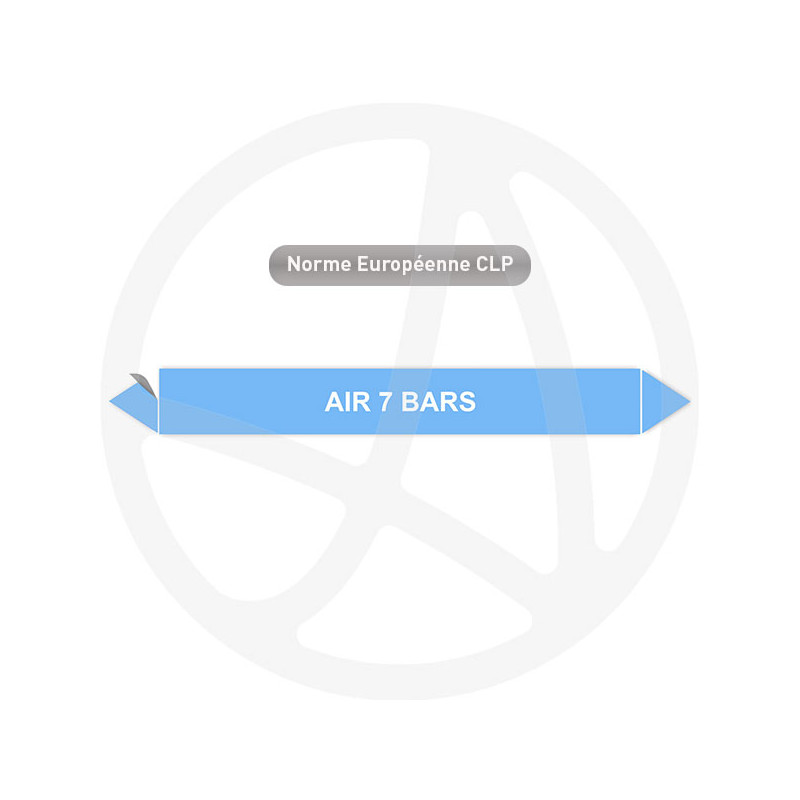 Marqueur de tuyauterie CLP Air 7 bars