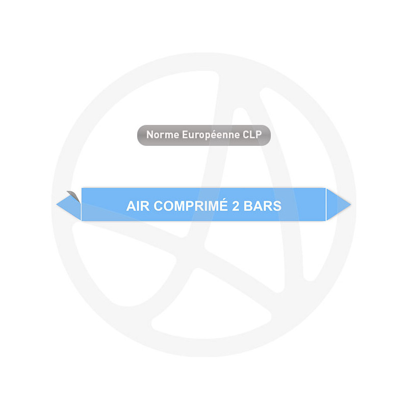 Marqueur de tuyauterie CLP Air comprimé 2 bars