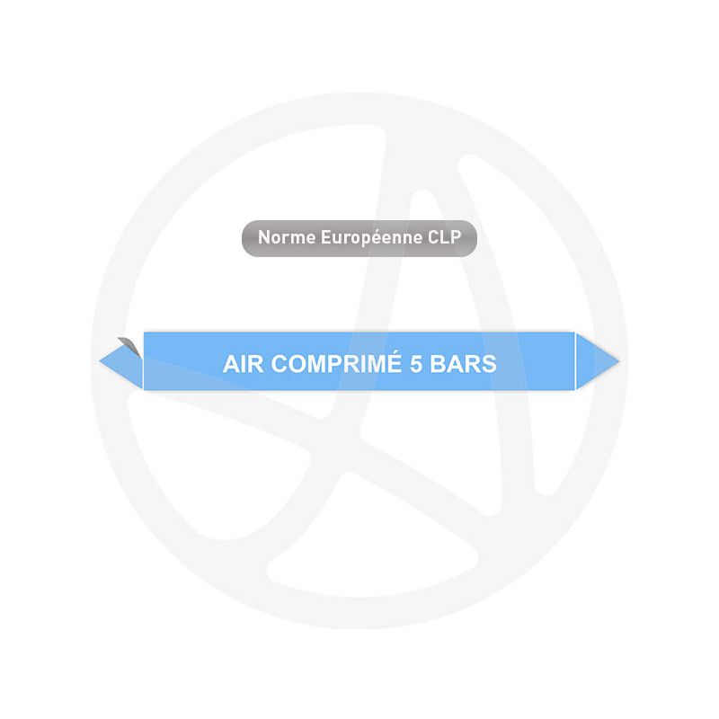 Marqueur de tuyauterie CLP Air comprimé 5 bars