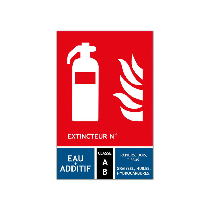 Signalétique Panneau Extincteur Classe AB