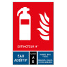 Signalétique Panneau Extincteur Classe AB