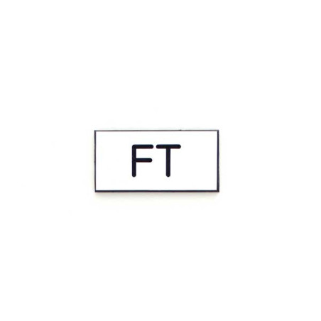 Etiquette gravoply Étiquette de gaine technique  FT