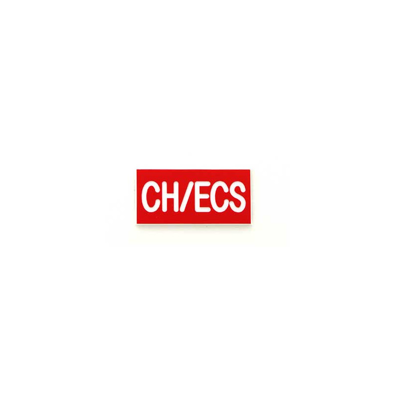 Etiquette gravoply Étiquette de gaine technique  CH/ECS