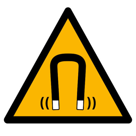 Pictogramme danger  Champ magnétique