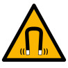 Pictogramme danger  Champ magnétique