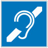 Pictogramme d'information  Malentendant