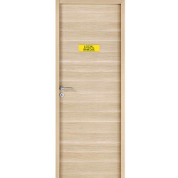 Plaque de porte  LOCAL ENEDIS  Etiquette gravoply