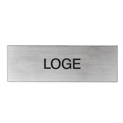 Plaque de porte LOGE   Etiquette gravoply