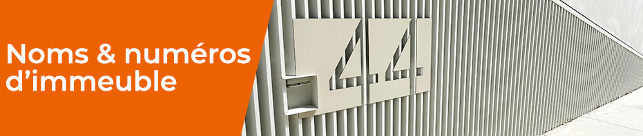Numéros d'immeubles