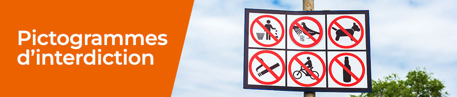 Pictogrammes d'interdiction