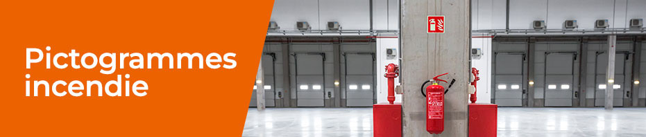 Pictogrammes matériel de lutte contre les incendies