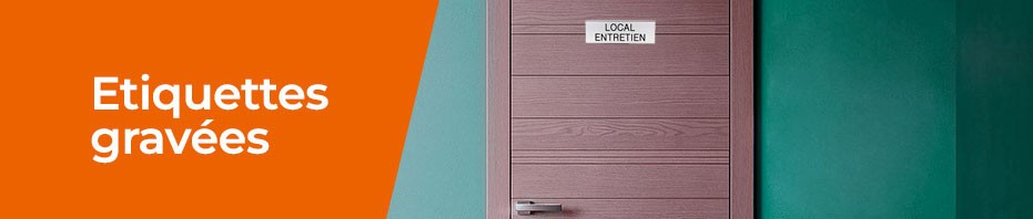 Etiquettes gravées