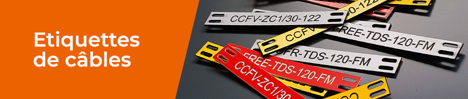 Etiquettes de câbles : standard ou sur mesure