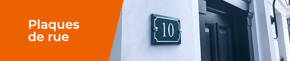 Plaques de rue