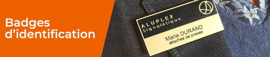 Badges d’identification