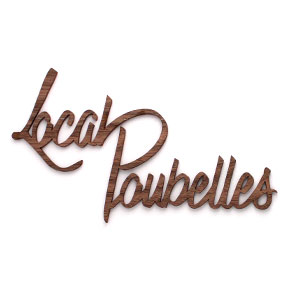 Lettres, chiffres et mots découpés