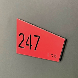 Plaques de portes personnalisées