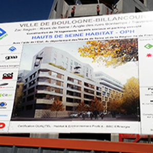 Panneaux de chantiers