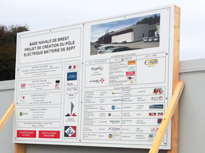 Panneau de chantier, les obligations d'affichage