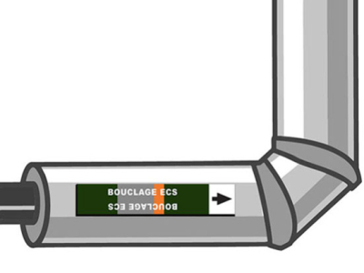 Marquage de tuyauterie pour calorifugeage